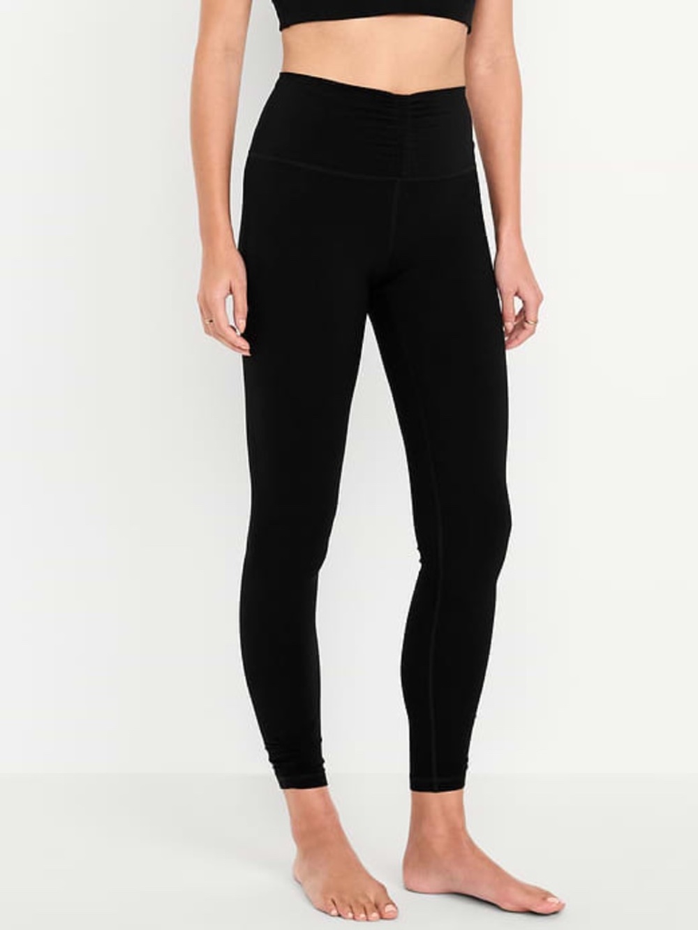 Ruched leggings